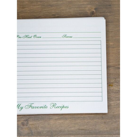 NWOB Vintage Recipe Cards 4 x 6 Lemons Pack of 45 Cooking Gift HP048 Favorites - Picture 4 of 5